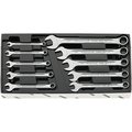 Stahlwille Tools Set: Combination Wrench OPEN-BOX No.13A/10 KT 10-pcs. 96404812